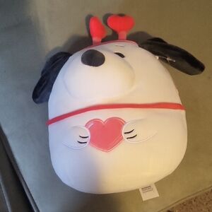 Peanuts Snoopy Plush Dog Toy - White, Black, Pink